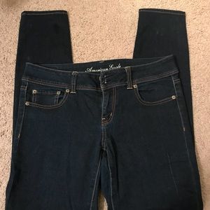 AEO Dark blue skinny jean